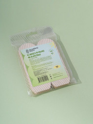 ALGEBRA BEAUTY   SOFT WHITE   Для педикюрной терки   M   #150   (50шт)   Сменные  файлы для пилки без подложки