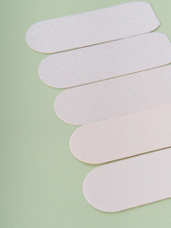 ALGEBRA BEAUTY   SOFT WHITE   Для педикюрной терки   M   #240   (50шт)   Сменные  файлы для пилки без подложки