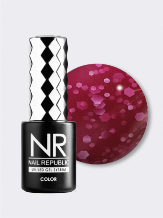 NAIL REPUBLIC   Гель-лак с вкраплениями   10мл   Stone Crumb   #707