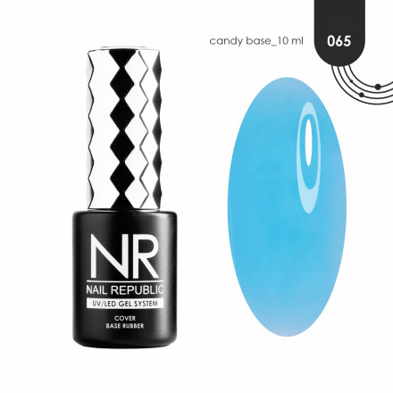 NAIL REPUBLIC   База цветная   10мл   Base CANDY   #65
